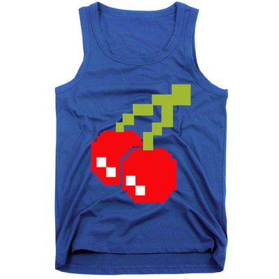 Pixel Cherries 80s Video Game Halloween Costume Tank Top