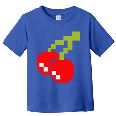 Pixel Cherries 80s Video Game Halloween Costume Toddler T-Shirt