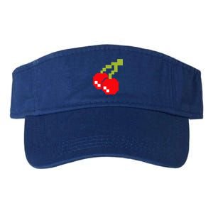 Pixel Cherries 80s Video Game Halloween Costume Valucap Bio-Washed Visor