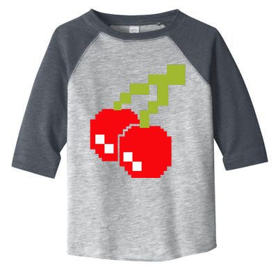 Pixel Cherries 80s Video Game Halloween Costume Toddler Fine Jersey T-Shirt