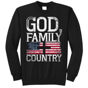 Patriotic Christian American Pride Christianity Faith Prayer Tall Sweatshirt