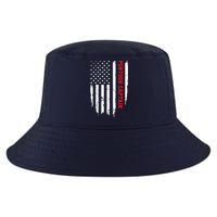 Pontoon Captain American Flag Pontooning Pontoon Boating Cool Comfort Performance Bucket Hat
