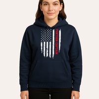 Pontoon Captain American Flag Pontooning Pontoon Boating Hoodie