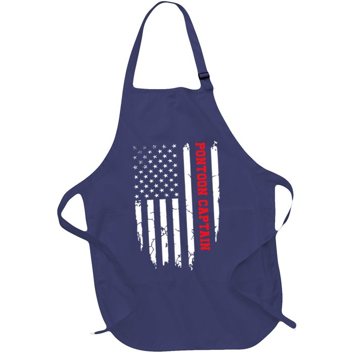 Pontoon Captain American Flag Pontooning Pontoon Boating Apron