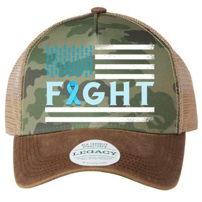 Prostate Cancer America Fight Prostate Cancer Awareness Gift Legacy Tie Dye Trucker Hat