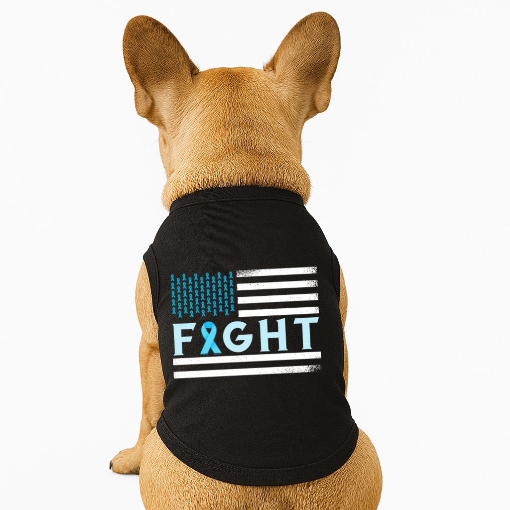 Prostate Cancer America Fight Prostate Cancer Awareness Gift Doggie Tank