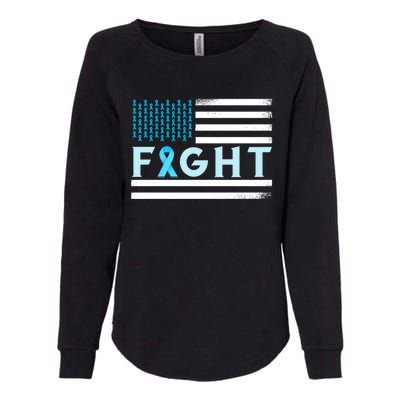 Prostate Cancer America Fight Prostate Cancer Awareness Gift Womens California Wash Sweatshirt