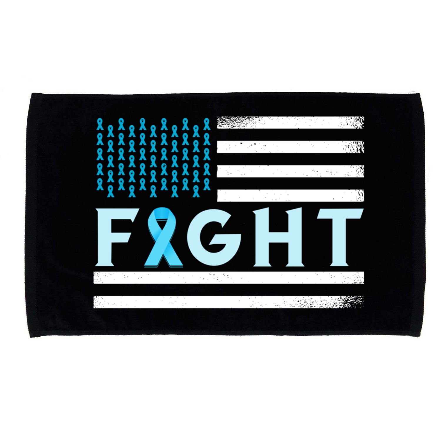 Prostate Cancer America Fight Prostate Cancer Awareness Gift Microfiber Hand Towel