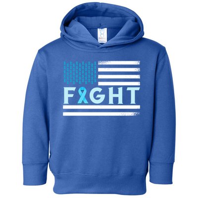 Prostate Cancer America Fight Prostate Cancer Awareness Gift Toddler Hoodie