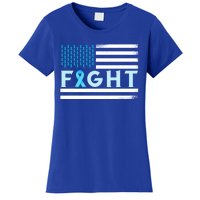 Prostate Cancer America Fight Prostate Cancer Awareness Gift Women's T-Shirt