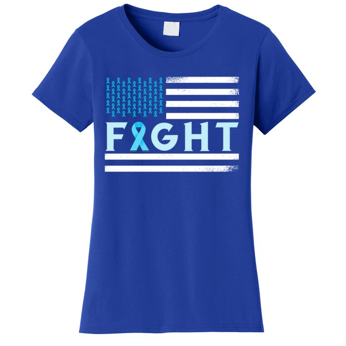 Prostate Cancer America Fight Prostate Cancer Awareness Gift Women's T-Shirt