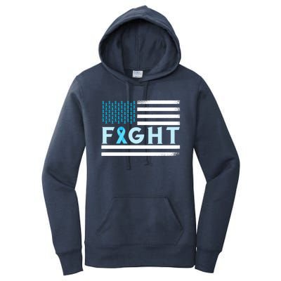 Prostate Cancer America Fight Prostate Cancer Awareness Gift Women's Pullover Hoodie