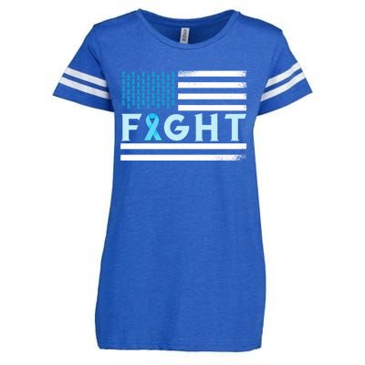 Prostate Cancer America Fight Prostate Cancer Awareness Gift Enza Ladies Jersey Football T-Shirt