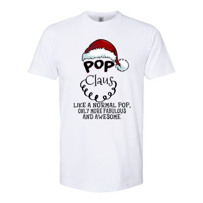 Pop Claus Awesome Happy New Santa Claus Christmas Gift Softstyle® CVC T-Shirt