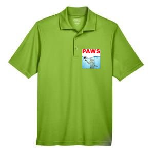 Paws Cat And Mouse Top, Cute Funny Cat Lover Paro Men's Origin Performance Pique Polo