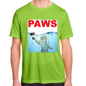 Paws Cat And Mouse Top, Cute Funny Cat Lover Paro Adult ChromaSoft Performance T-Shirt