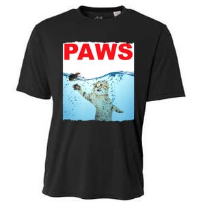 Paws Cat And Mouse Top, Cute Funny Cat Lover Paro Cooling Performance Crew T-Shirt