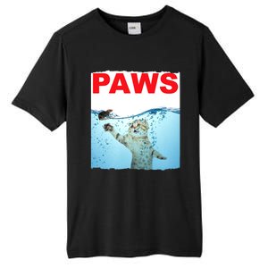 Paws Cat And Mouse Top, Cute Funny Cat Lover Paro Tall Fusion ChromaSoft Performance T-Shirt