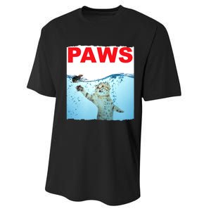 Paws Cat And Mouse Top, Cute Funny Cat Lover Paro Performance Sprint T-Shirt