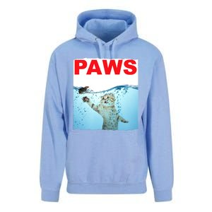 Paws Cat And Mouse Top, Cute Funny Cat Lover Paro Unisex Surf Hoodie