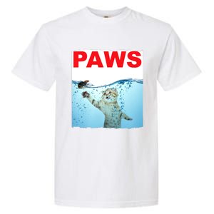 Paws Cat And Mouse Top, Cute Funny Cat Lover Paro Garment-Dyed Heavyweight T-Shirt