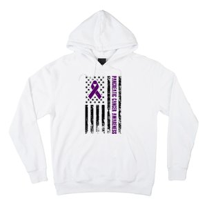 Pancreatic Cancer Awareness Purple Ribbon Hoodie