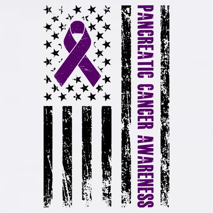 Pancreatic Cancer Awareness Purple Ribbon Bucket Hat