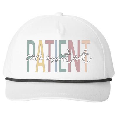 Patient Care Assistant Boho Pca Funny Gift Snapback Five-Panel Rope Hat