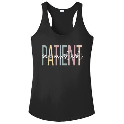 Patient Care Assistant Boho Pca Funny Gift Ladies PosiCharge Competitor Racerback Tank