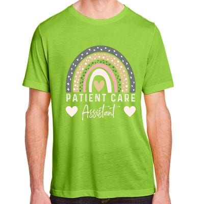 Patient Care Assistant Rainbow Nurse Pca Patient Care Worker Funny Gift Adult ChromaSoft Performance T-Shirt