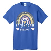 Patient Care Assistant Rainbow Nurse Pca Patient Care Worker Funny Gift Tall T-Shirt