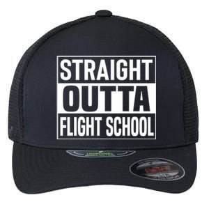 Pilot Captain Aviation Airplane Training School Graduation Gift Flexfit Unipanel Trucker Cap