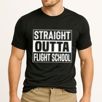 Pilot Captain Aviation Airplane Training School Graduation Gift Cooling Performance Crew T-Shirt