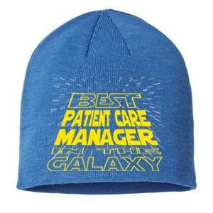 Patient Care Ager Funny Cool Galaxy Job Gift Sustainable Beanie