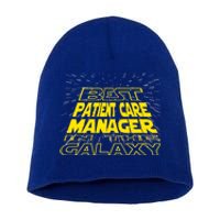 Patient Care Ager Funny Cool Galaxy Job Gift Short Acrylic Beanie