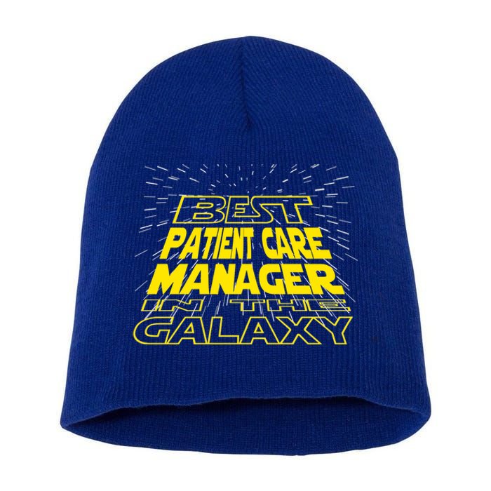 Patient Care Ager Funny Cool Galaxy Job Gift Short Acrylic Beanie