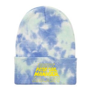 Patient Care Ager Funny Cool Galaxy Job Gift Tie Dye 12in Knit Beanie