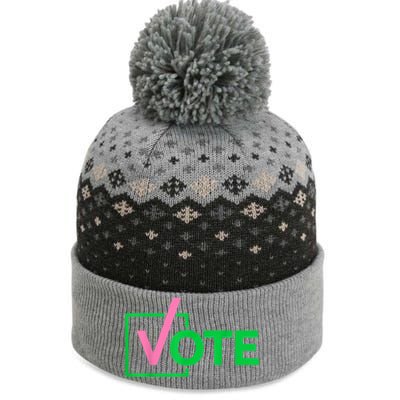 Pretty Cute Aka Vote The Baniff Cuffed Pom Beanie