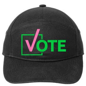 Pretty Cute Aka Vote 7-Panel Snapback Hat