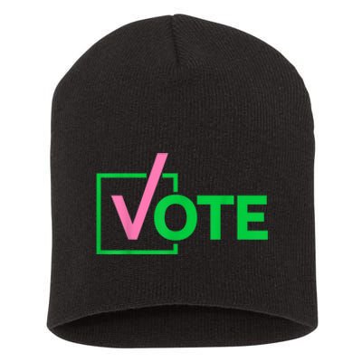 Pretty Cute Aka Vote Short Acrylic Beanie