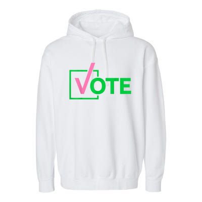 Pretty Cute Aka Vote Garment-Dyed Fleece Hoodie