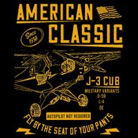 Piper Cub Airplane An American Classic Impact Tech Backpack