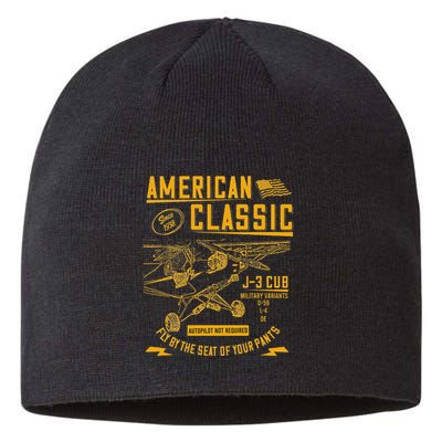 Piper Cub Airplane An American Classic Sustainable Beanie