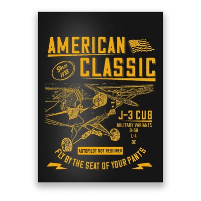 Piper Cub Airplane An American Classic Poster