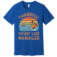 Patient Care Ager Job Funny Thanksgiving Funny Gift Premium T-Shirt