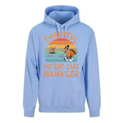 Patient Care Ager Job Funny Thanksgiving Funny Gift Unisex Surf Hoodie