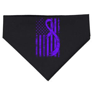 Pancreatic Cancer Awareness T USA-Made Doggie Bandana