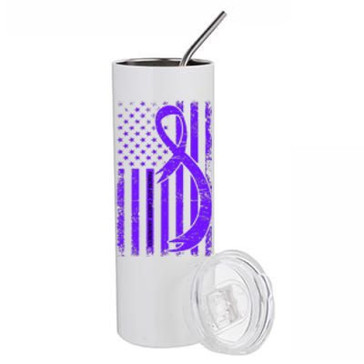 Pancreatic Cancer Awareness T Stainless Steel Tumbler