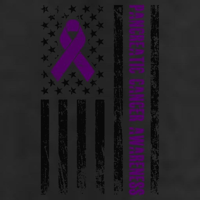 Pancreatic Cancer Awareness 7 Panel Mesh Trucker Snapback Hat