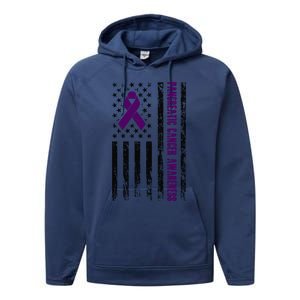 Pancreatic Cancer Awareness Performance Fleece Hoodie